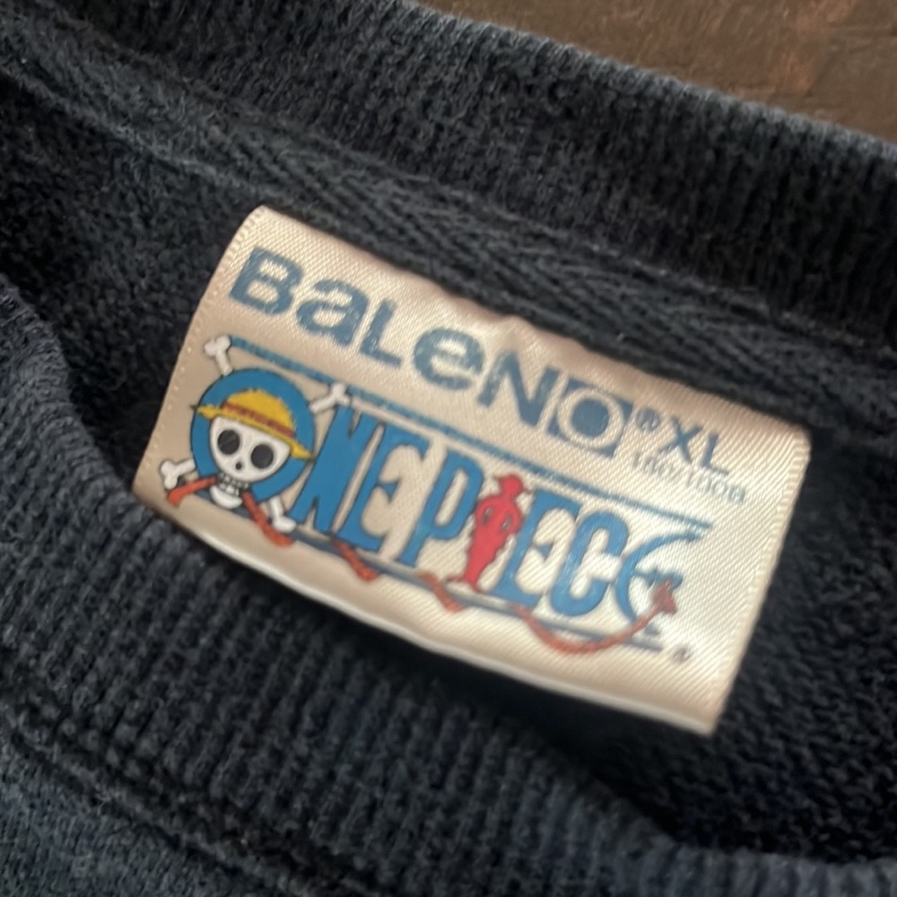 Japanese Brand x ONE PIECE Vintage Monkey D LUFFY Wanted Sweatshirt by Baleno - Picture 8 of 16
